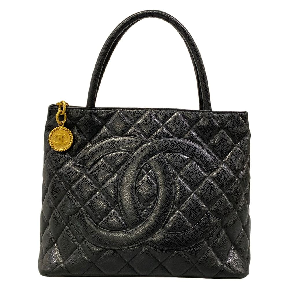Chanel Caviar Medallion Tote Bag A01804